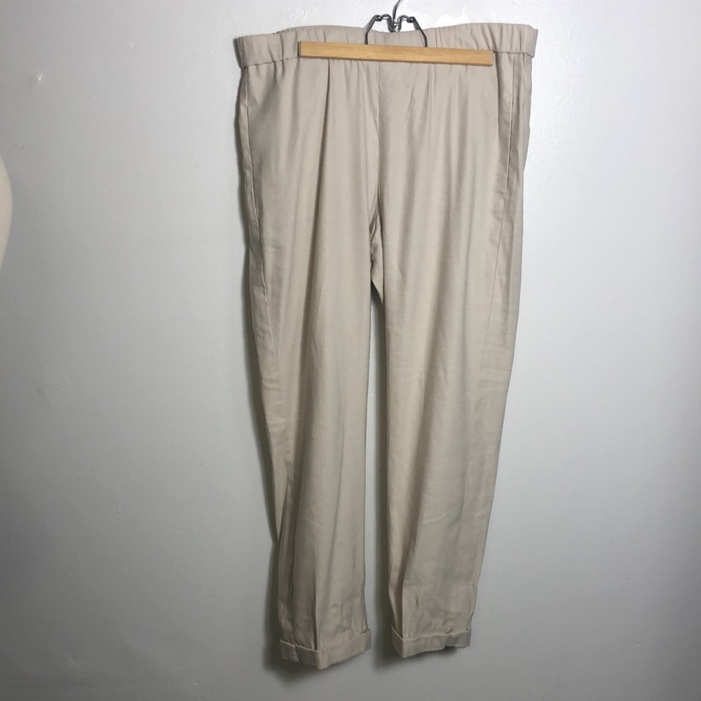 J.Jill Linen blend stretch pant trouser